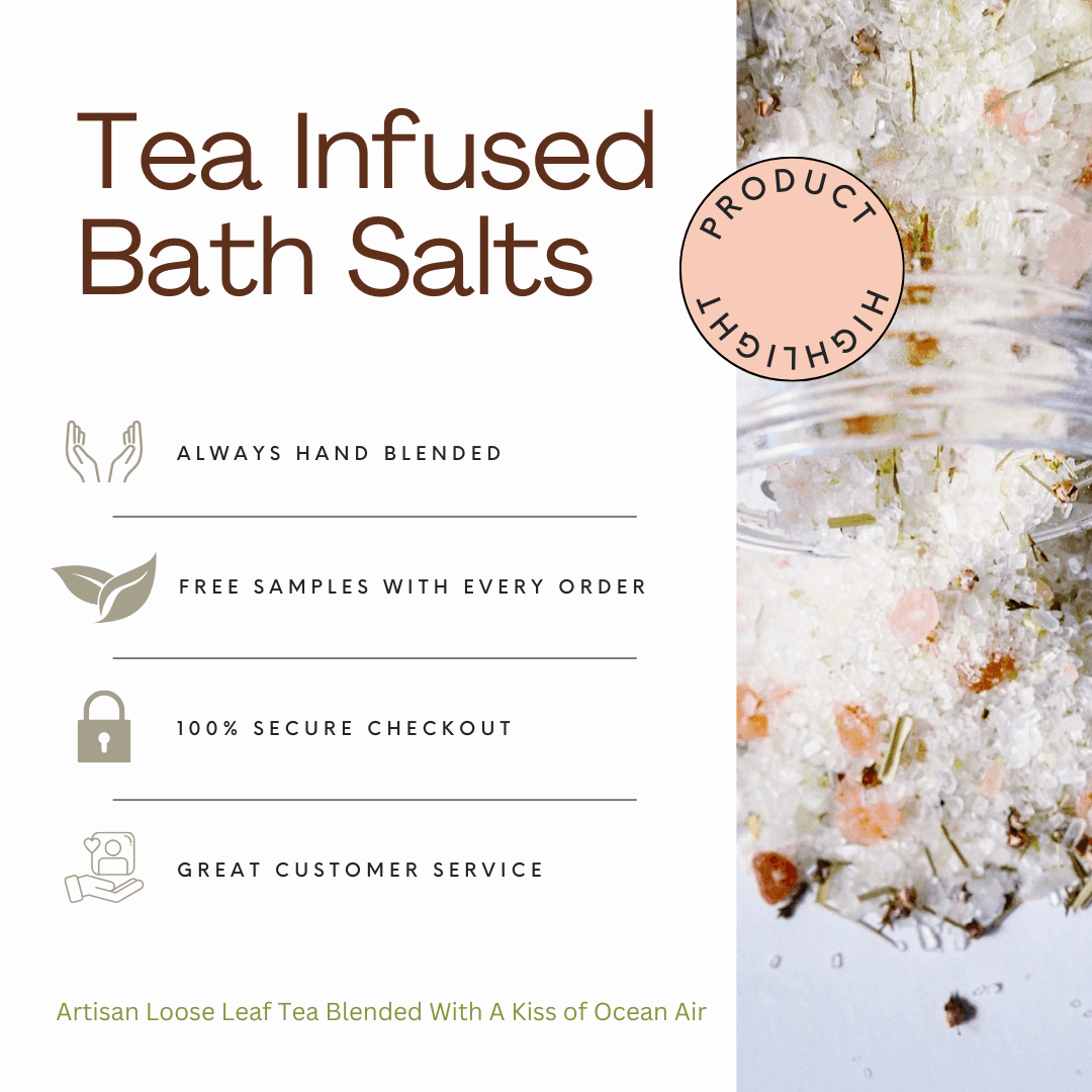 Beach Vibes Detox Tea-Infused Bath Salts