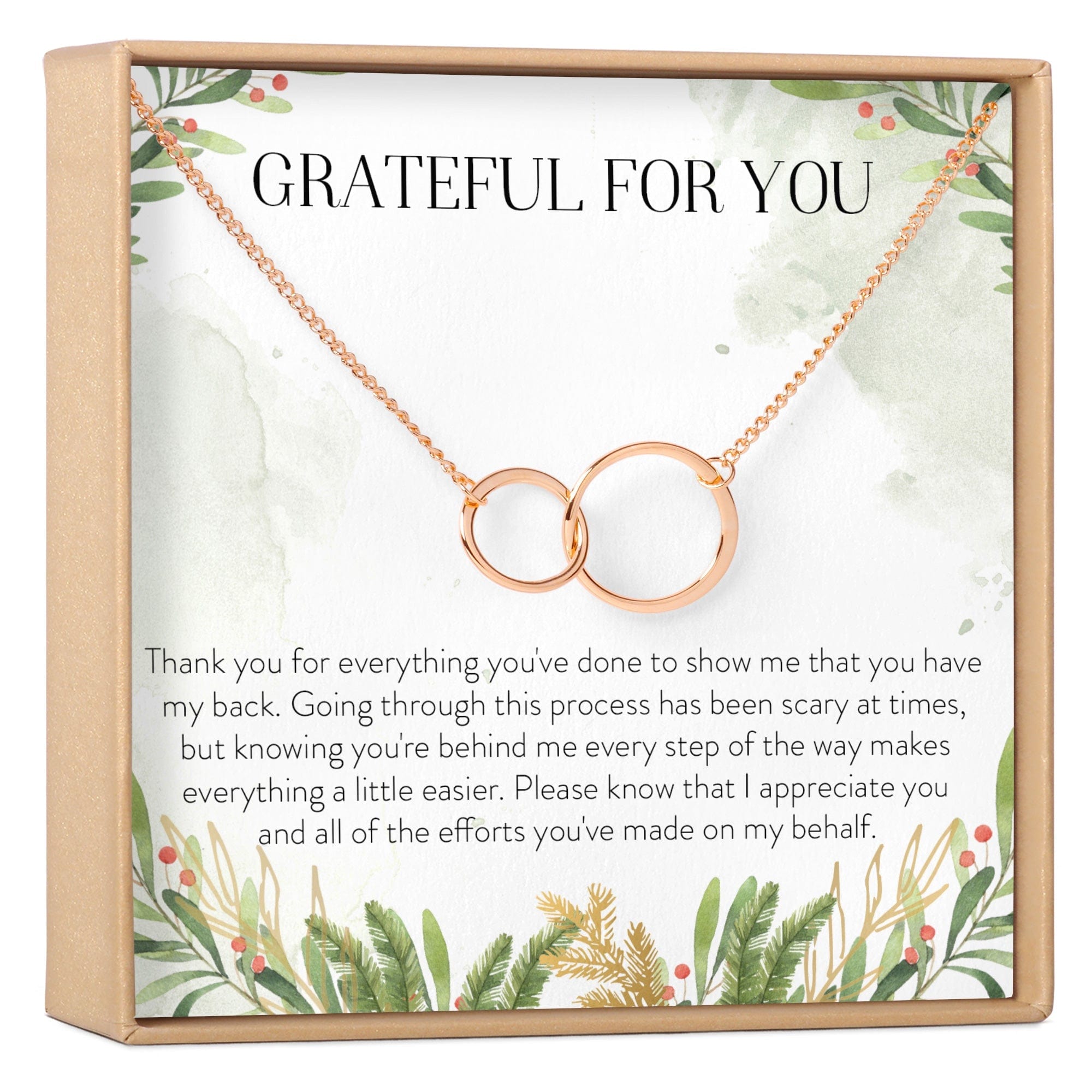 Thank You Necklace, Multiple Styles