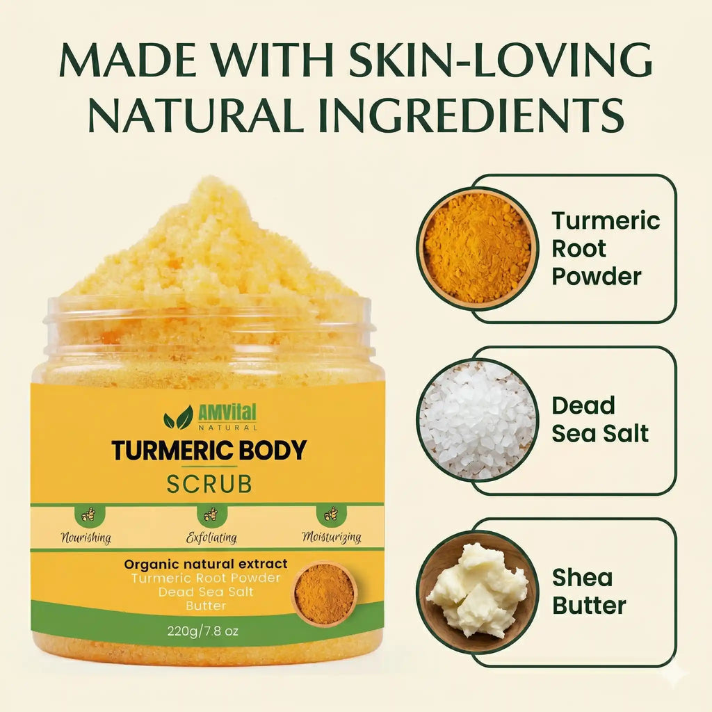 AMVital Turmeric Body Scrub