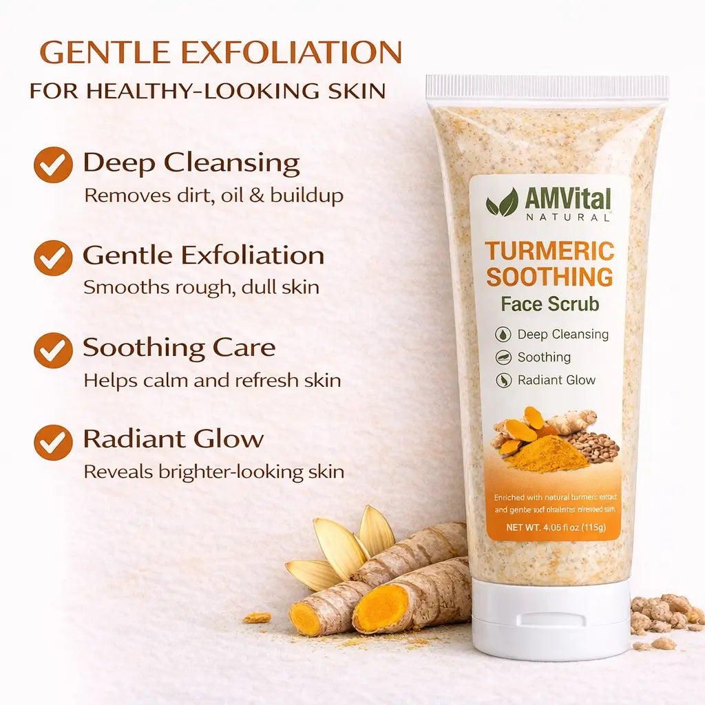 AMVital Turmeric Soothing Face Scrub