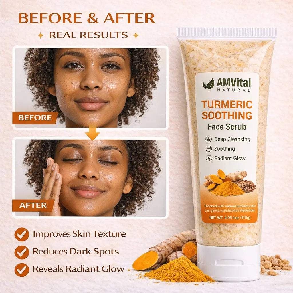 AMVital Turmeric Soothing Face Scrub
