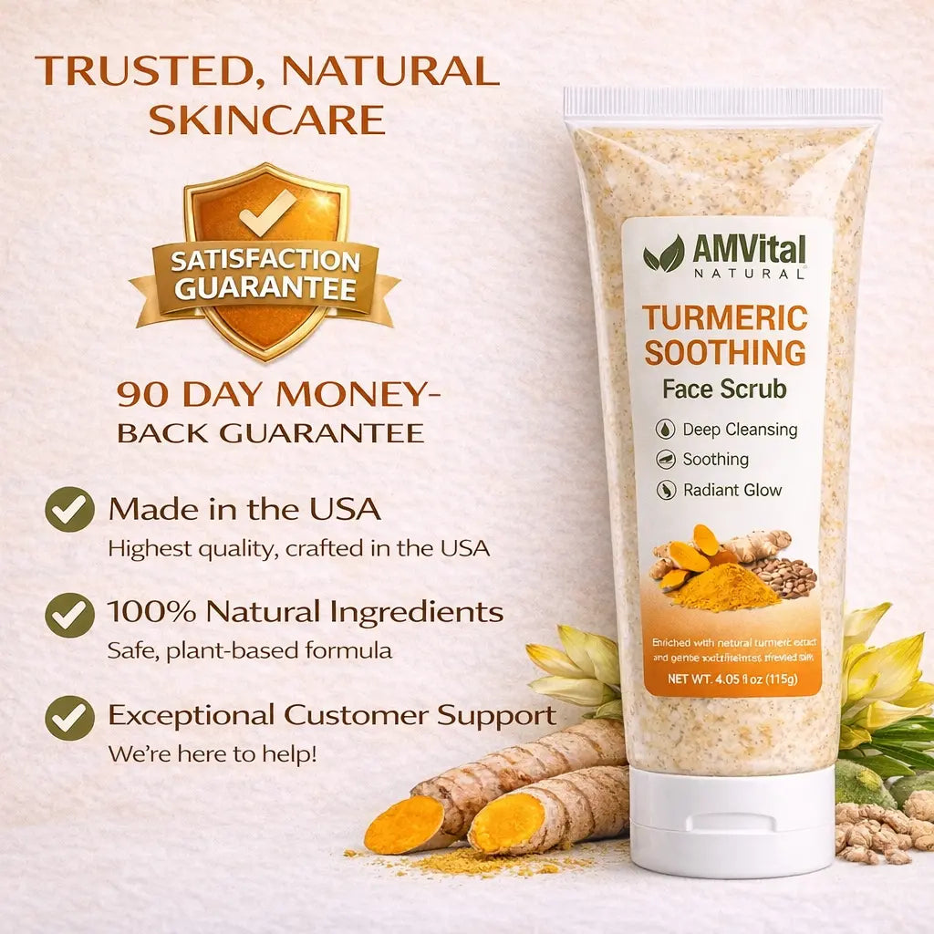 AMVital Turmeric Soothing Face Scrub