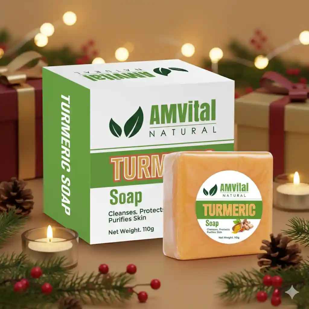 AMVital Turmeric Soap Bar for Face & Body