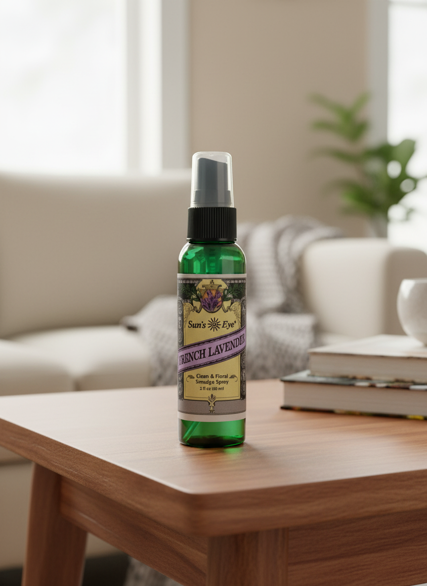 Sun's Eye French Lavender Mist for Relaxation and Aromatherapy