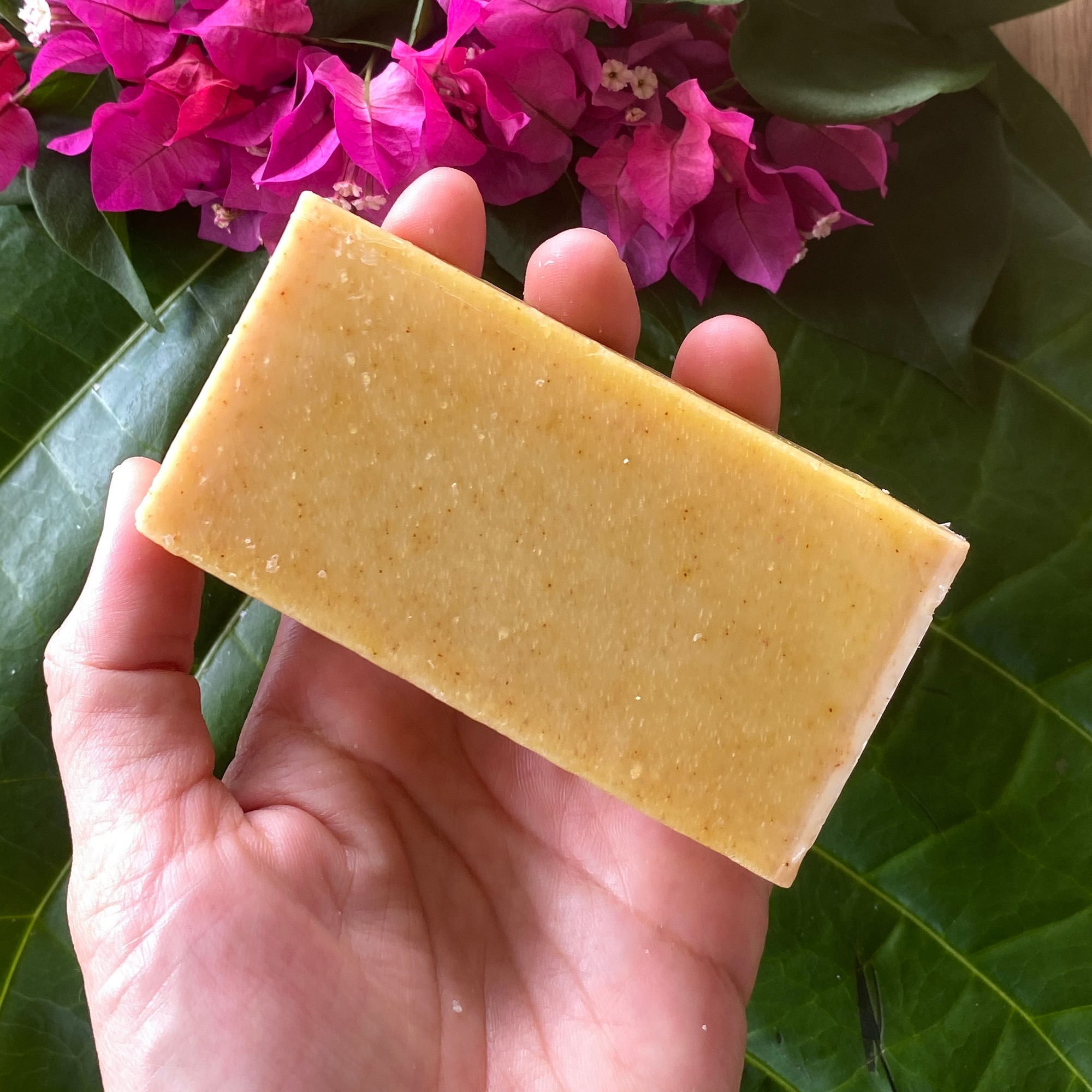 Turmeric Sensitive Skin Soap, Gentle Complexion Bar with Oats & Olena