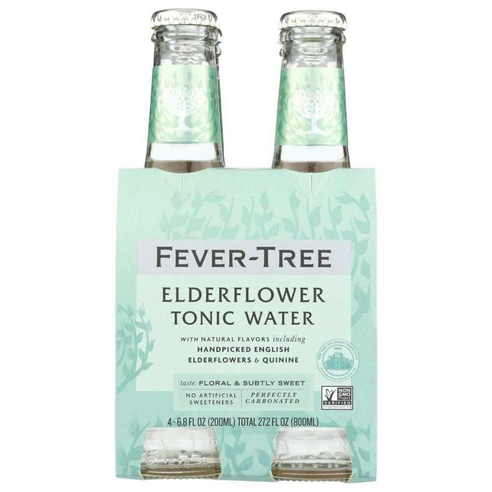 FEVER TREE Elderflower Tonic Water 4Pk, 27.2 fo