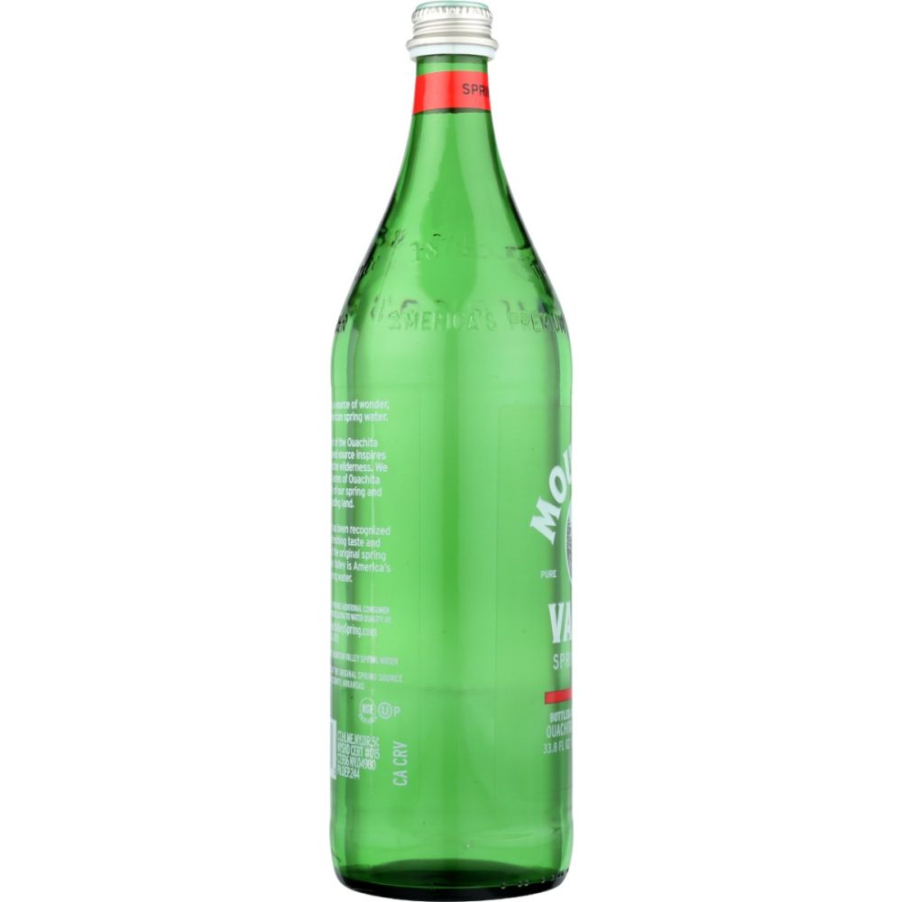 MOUNTAIN VALLEY: Spring Water Glass Bottle, 1 lt