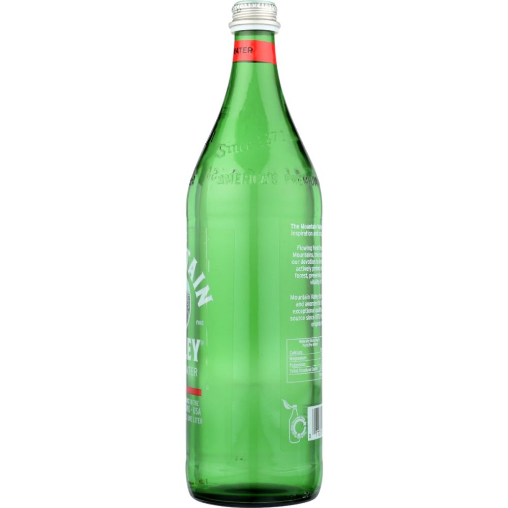 MOUNTAIN VALLEY: Spring Water Glass Bottle, 1 lt