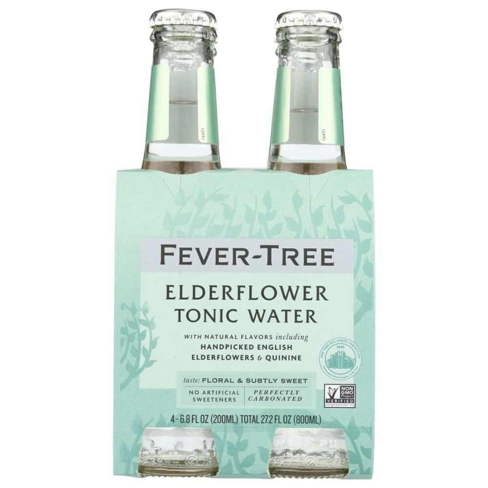 FEVER TREE Elderflower Tonic Water 4Pk, 27.2 fo