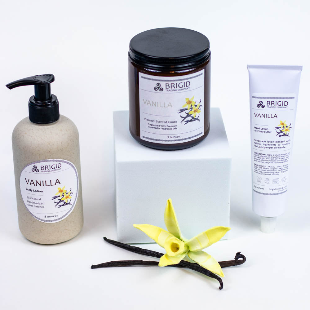Vanilla Soy Wax Candle - French, Tahitian, and Madagascar Vanillas
