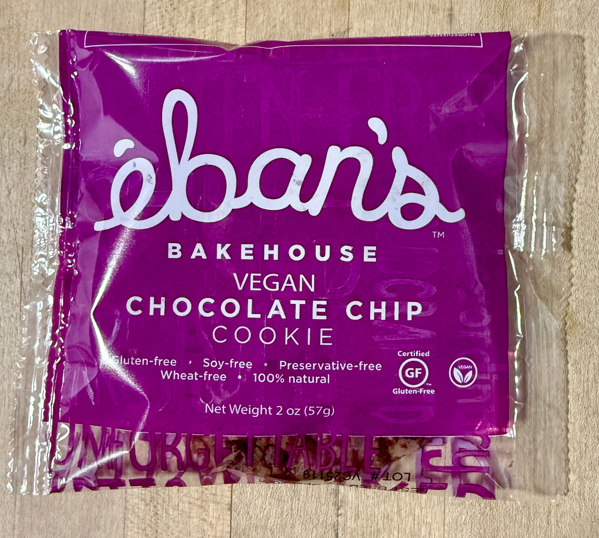 Vegan Chocolate Chip Cookie - 12 pack