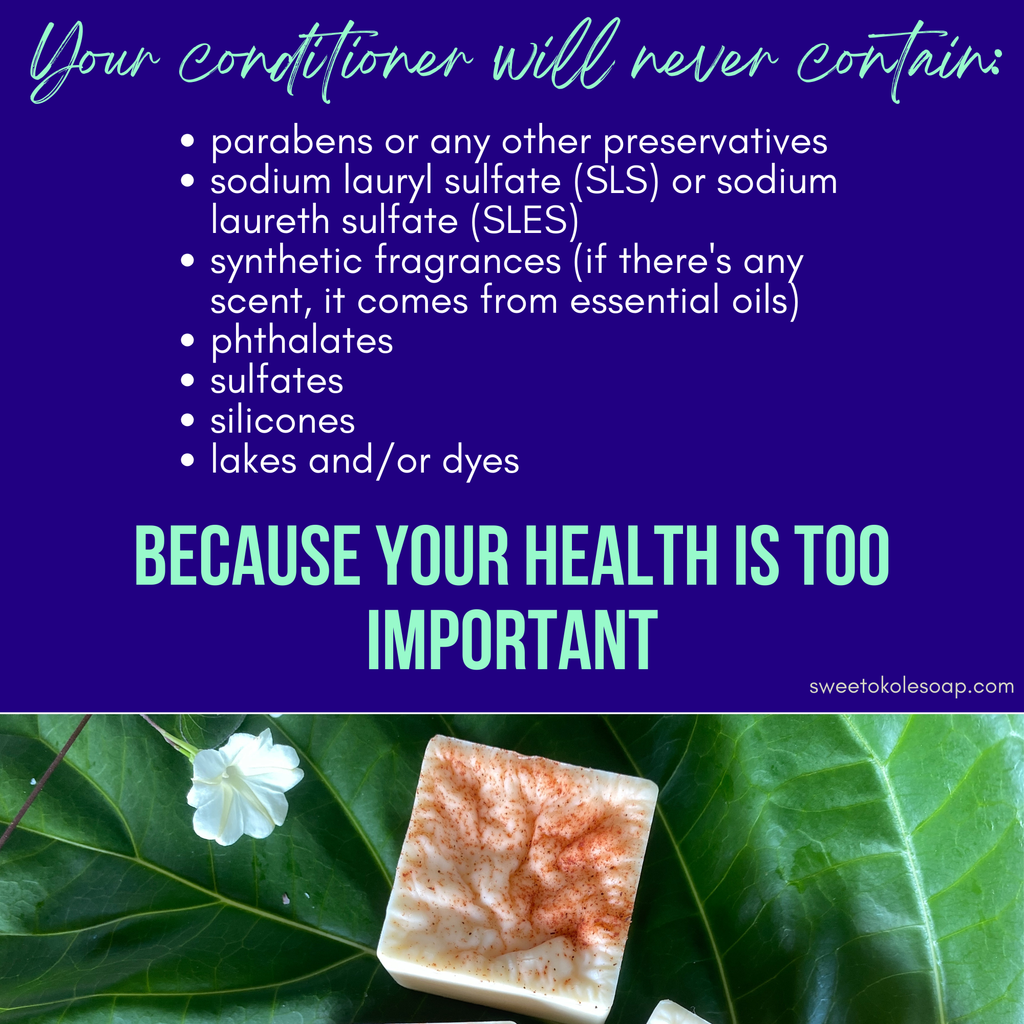 Conditioner Bar with Mamaki & Lemongrass Botanicals