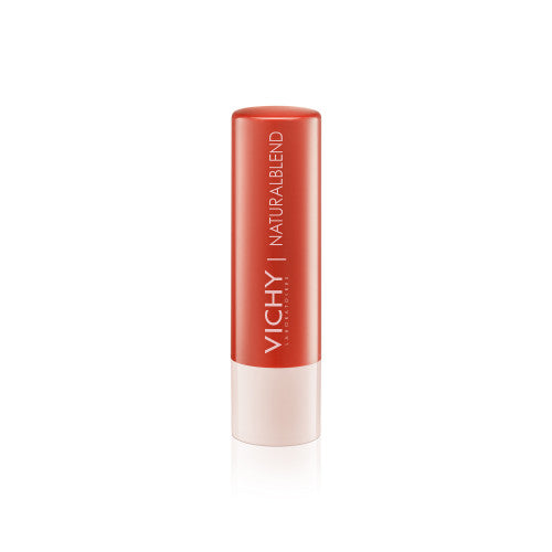 Vichy NaturalBlend Tinted Lip Care Coral 4.5g hydrating lip balm with moisturizing care and natural-looking coral tint