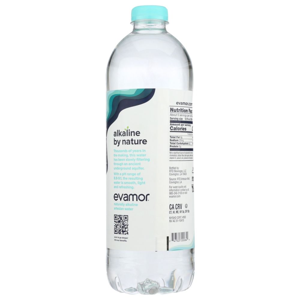 EVAMOR: Natural Artesian Water, 64 fo