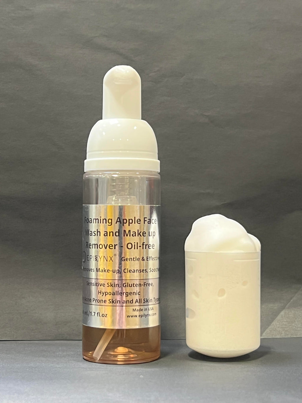 Gluten-Free Foaming Face Wash – Nut-Free, Vegan Cleanser with Aloe & Ashwagandha