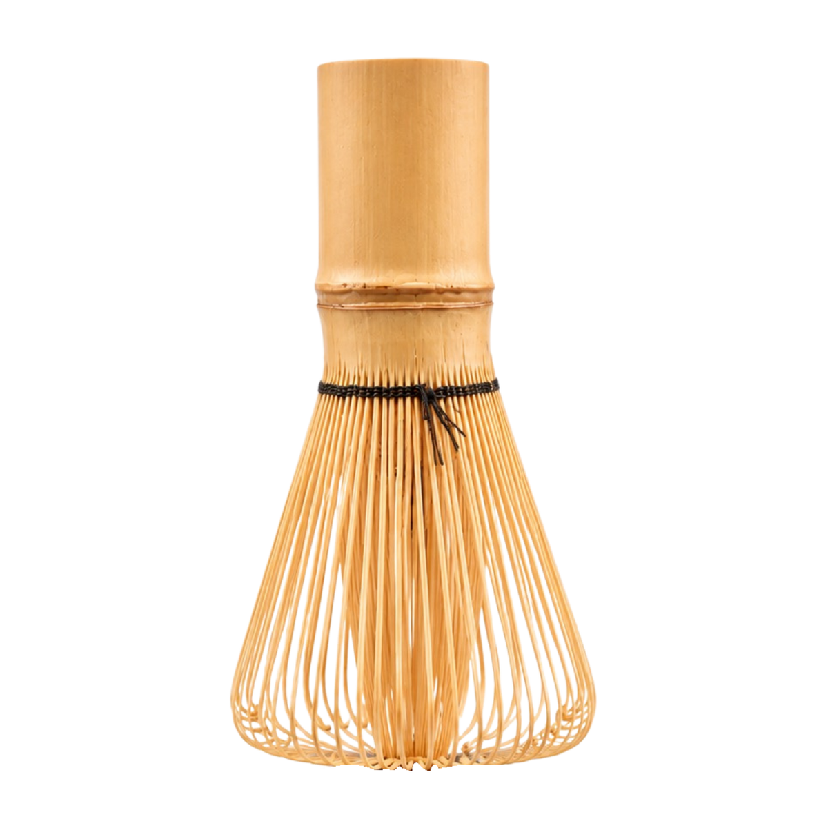 Bamboo whisk on a white background