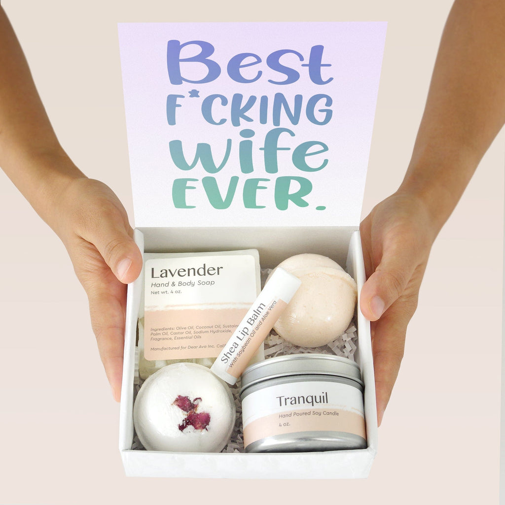 Wife Double Circle Necklace Spa Gift Box