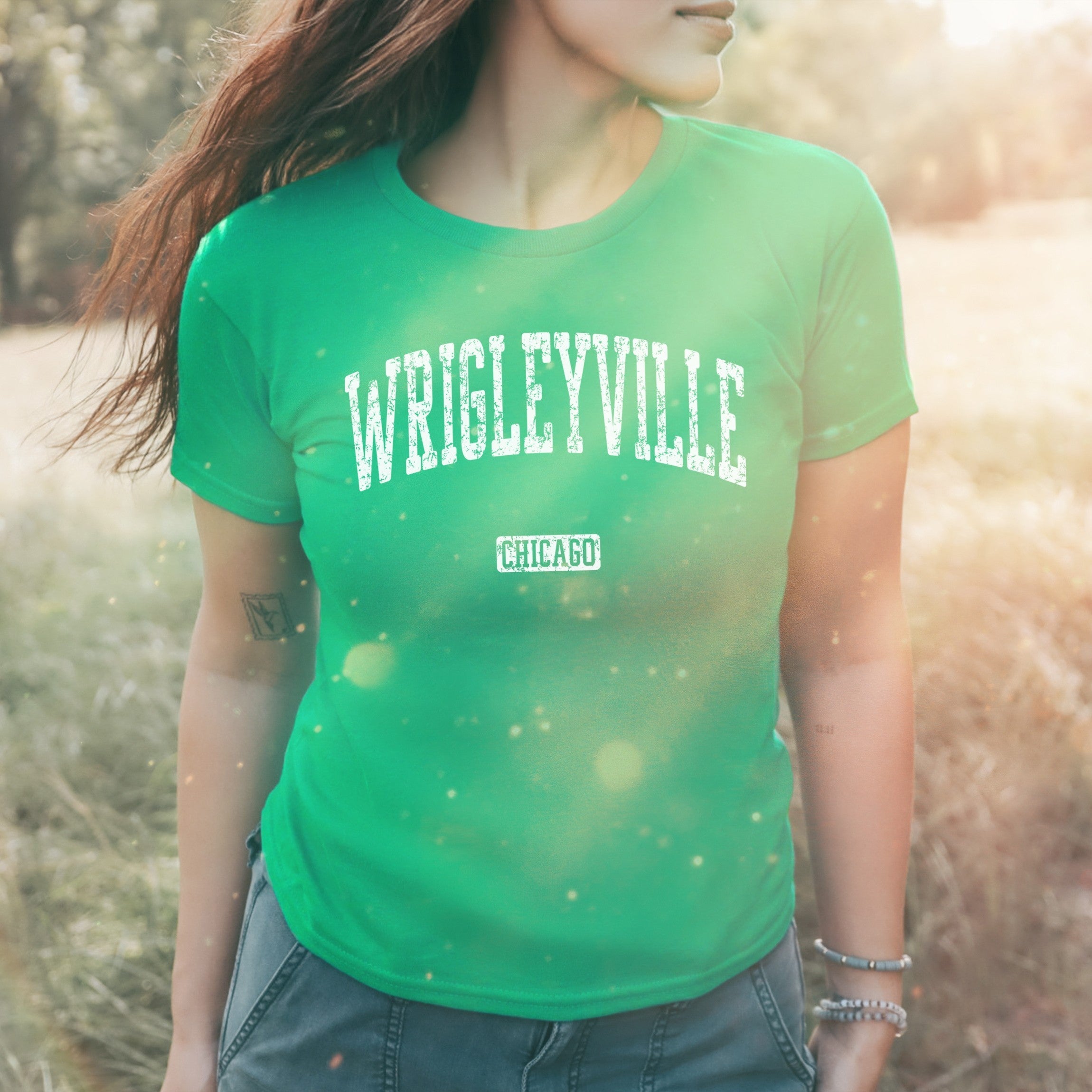 Wrigleyville Chicago Women's Baby Tee